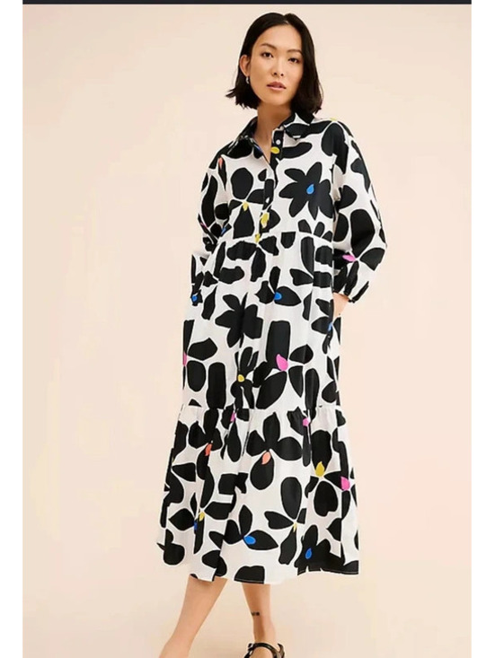 Maeve Dresses & Skirts - Anthropologie Maeve The Bettina Tiered Shirt
